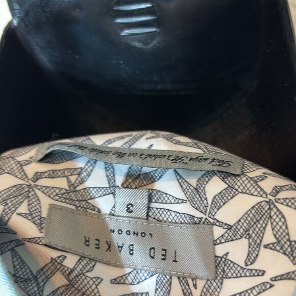 Ted baker men’s 3 blue linen blend button up long sleeve top Easter church - Picture 5 of 6